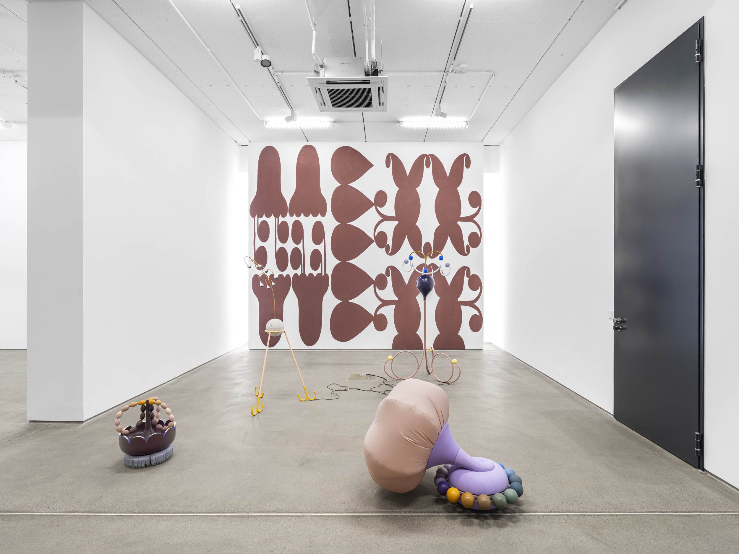 Installation View, Maja Behrmann at G2 Schaulager. Photo: dotgain.info.