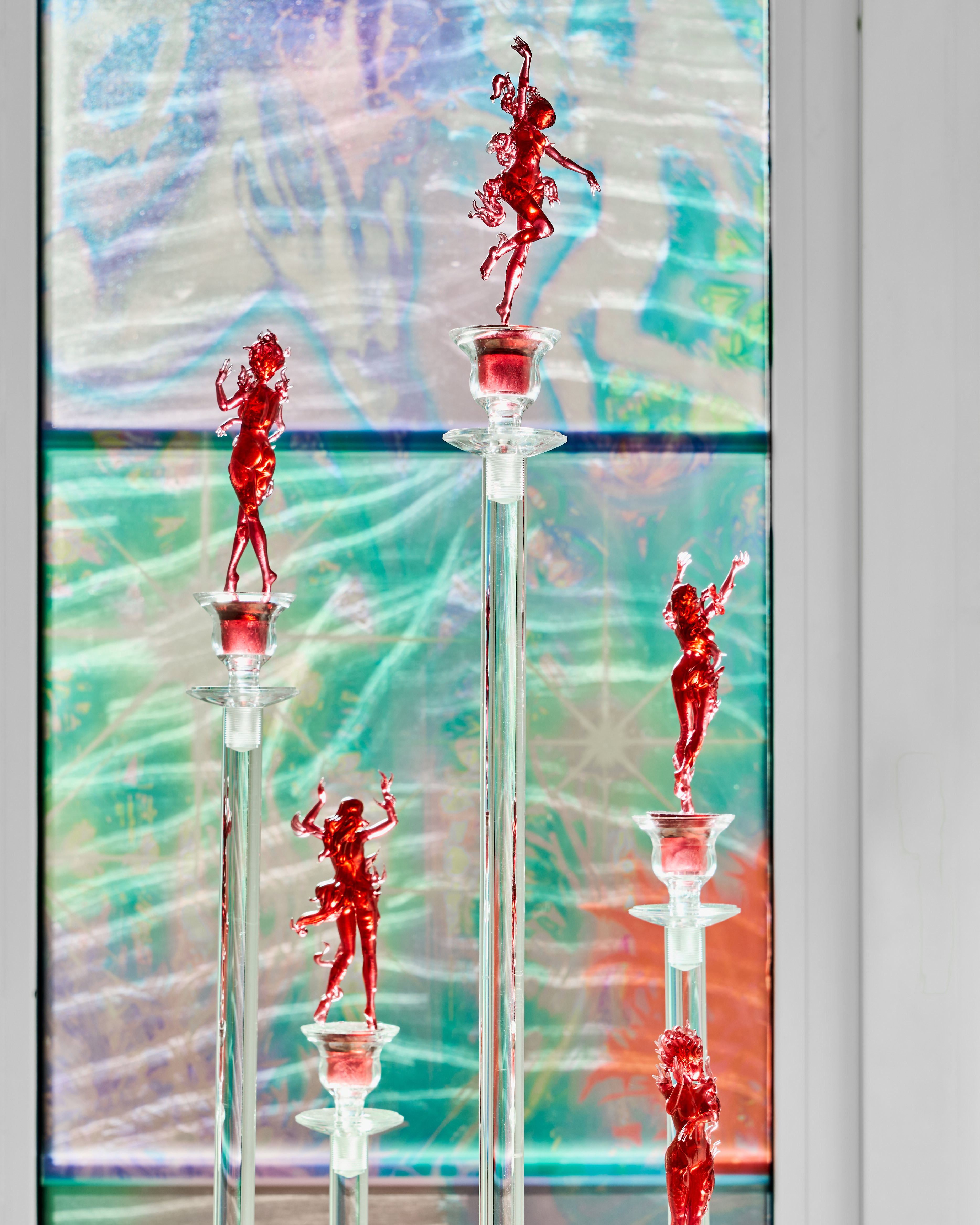 Dernière danse, 2026, 3D printing, photopolymer resin, plexiglass