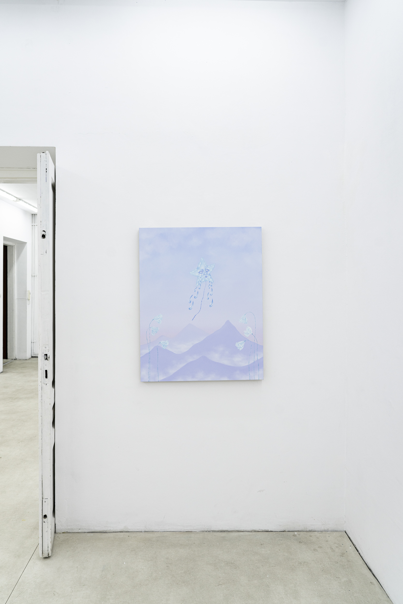 Kornel Leśniak, i’ll miss you missing me, 2026, oil on canvas, 100 × 80 cm, photo: Michał Maliński, courtesy of Jak Zapomnieć gallery