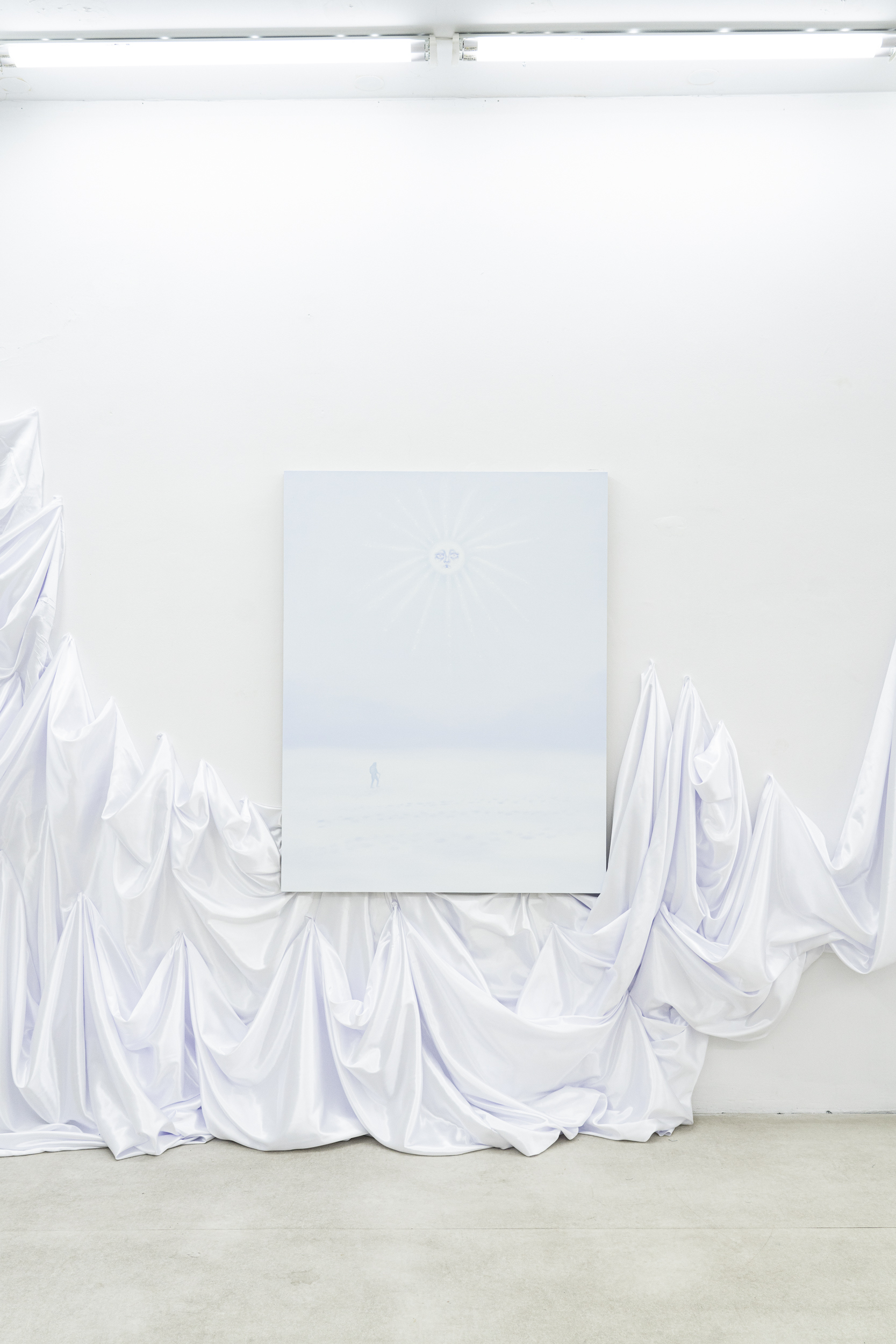 Kornel Leśniak, i still think about you sometimes (crossing czarny staw), 2026, oil on canvas, 130 × 100 cm, photo: Michał Maliński, courtesy of Jak Zapomnieć gallery