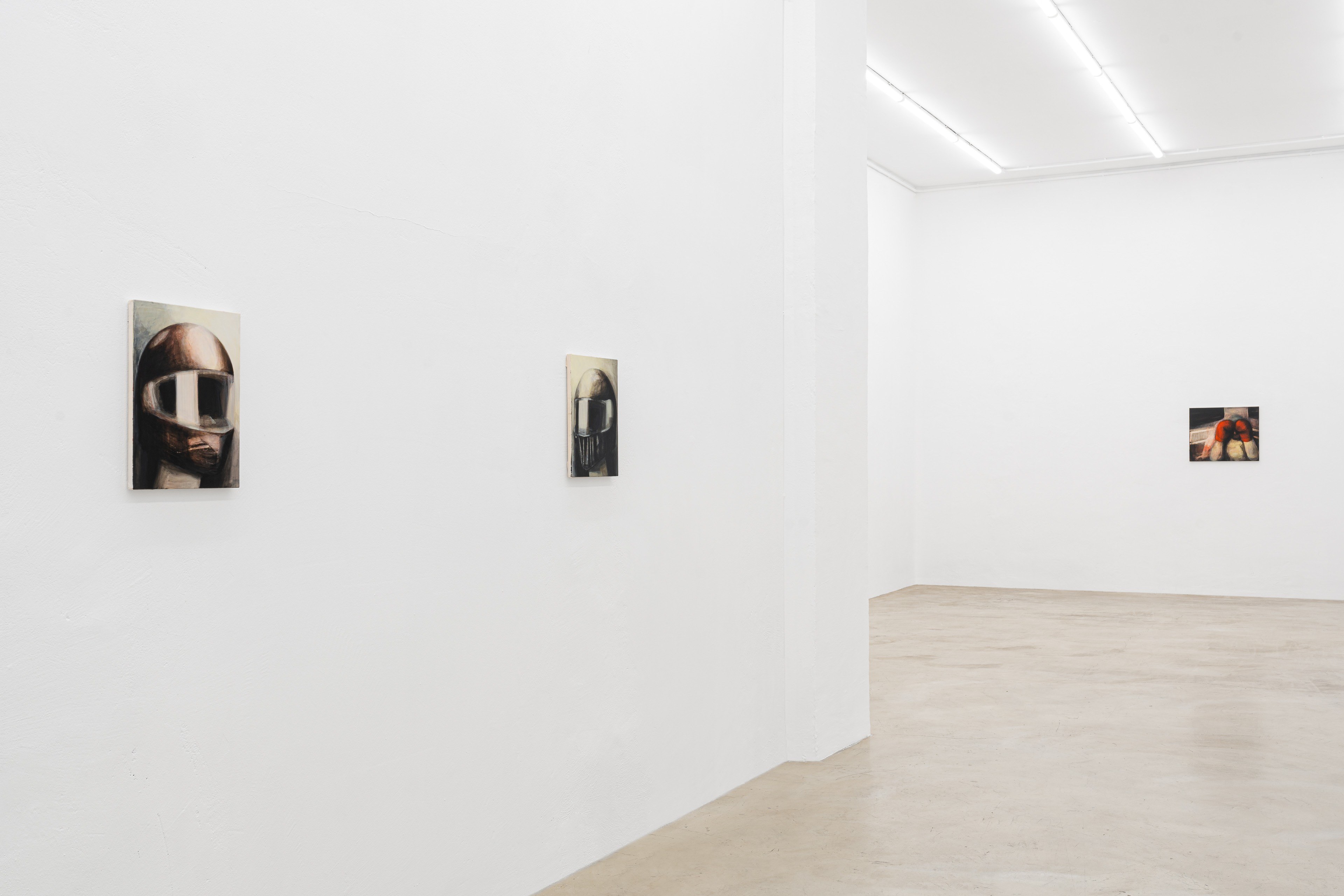 Exhibition view, Duel, Emma Masut solo show at Clima, Milan
