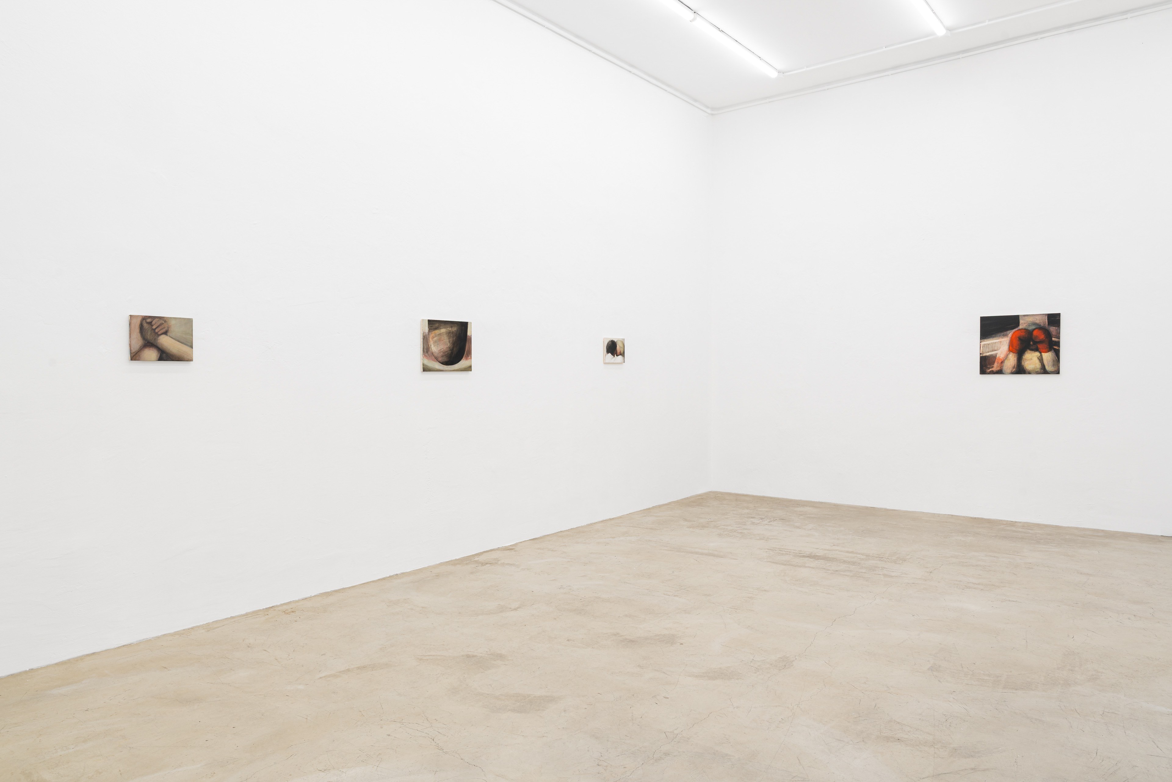 Exhibition view, Duel, Emma Masut solo show at Clima, Milan