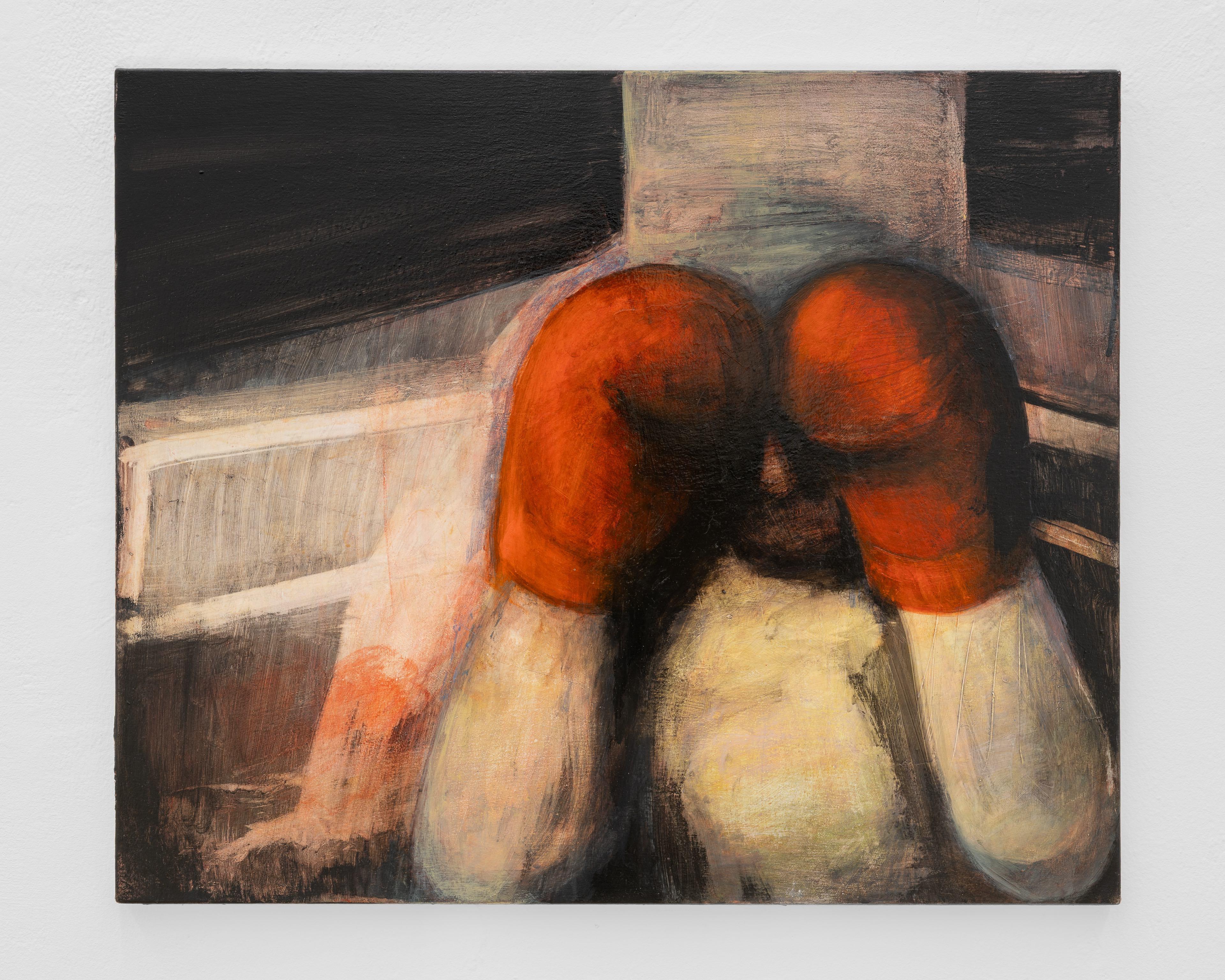 Emma Masut, Untitled, 2026 Acrylics on canvas, 22 x 30 x 2 cm