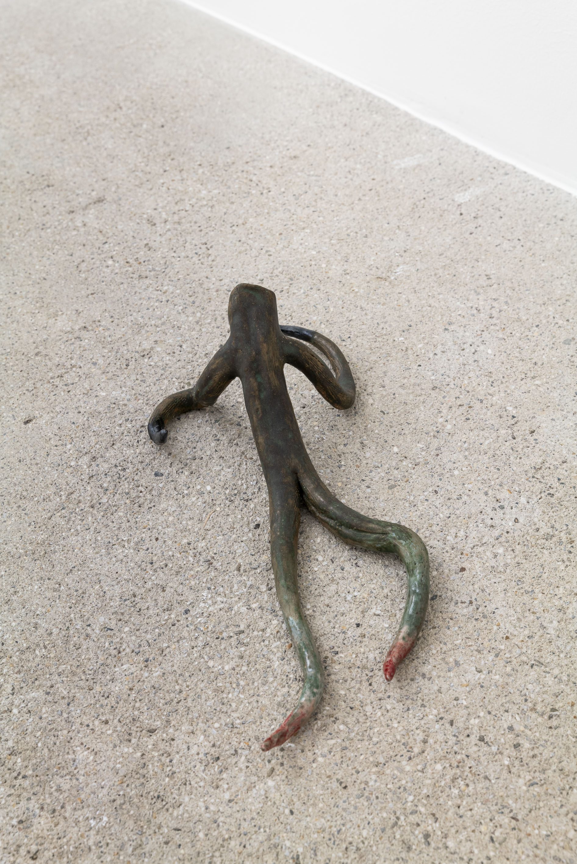 Veronika Hilger, Untitled, 2026, ceramic (earthenware), glazed, 29.4 × 18.3 × 11.7 cm