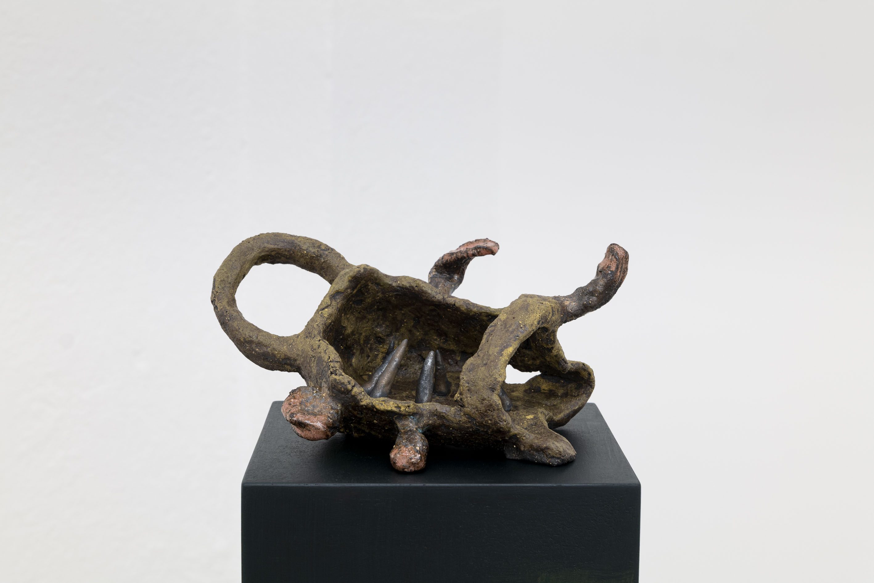 Veronika Hilger, Untitled, 2026, ceramic (stoneware), glazed, 29.9 × 12.7 × 14 cm