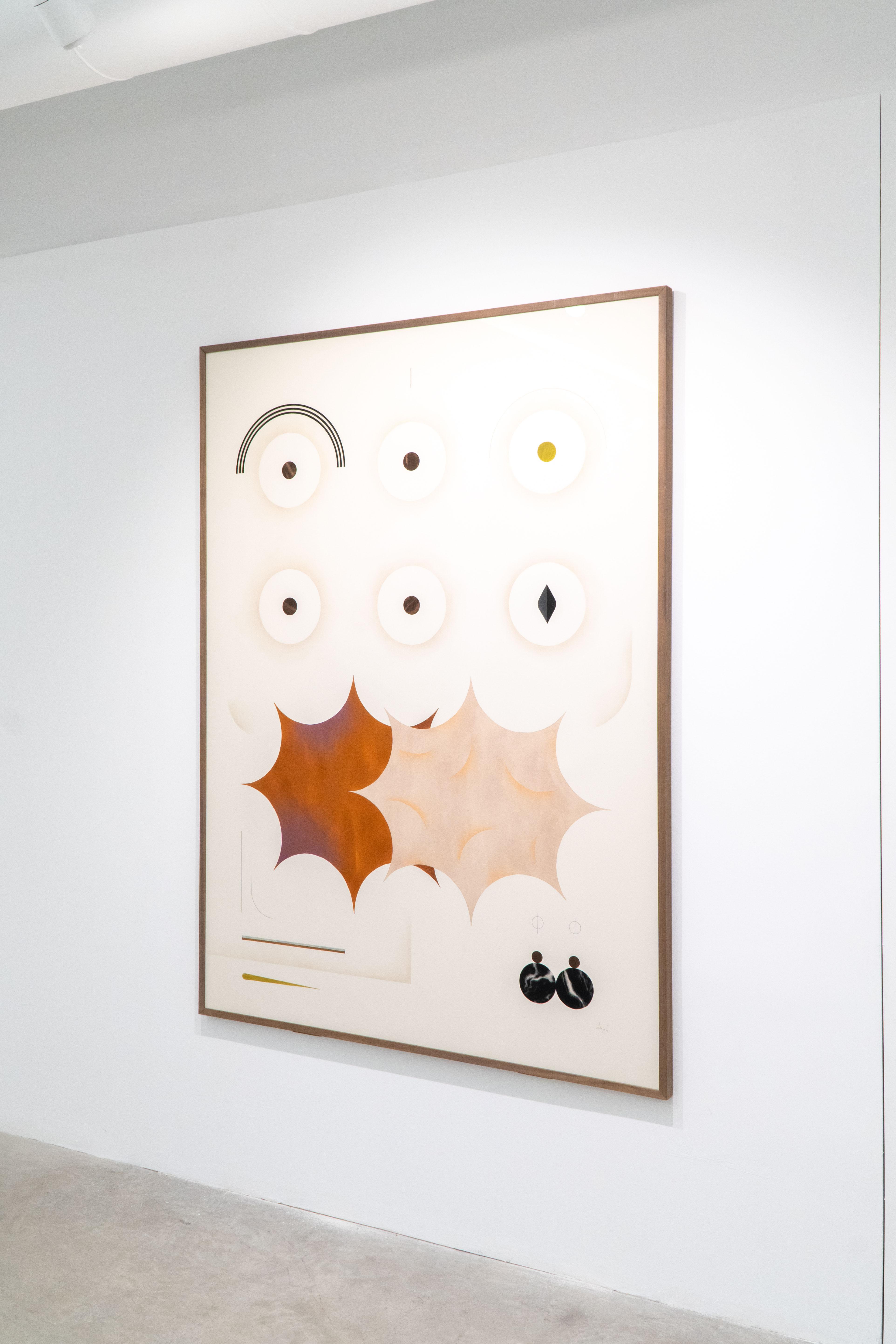 Elena Alonso, Sin título (Esp, 1), 190 × 137 cm, gouache, pastel, and graphite on paper, 2026 