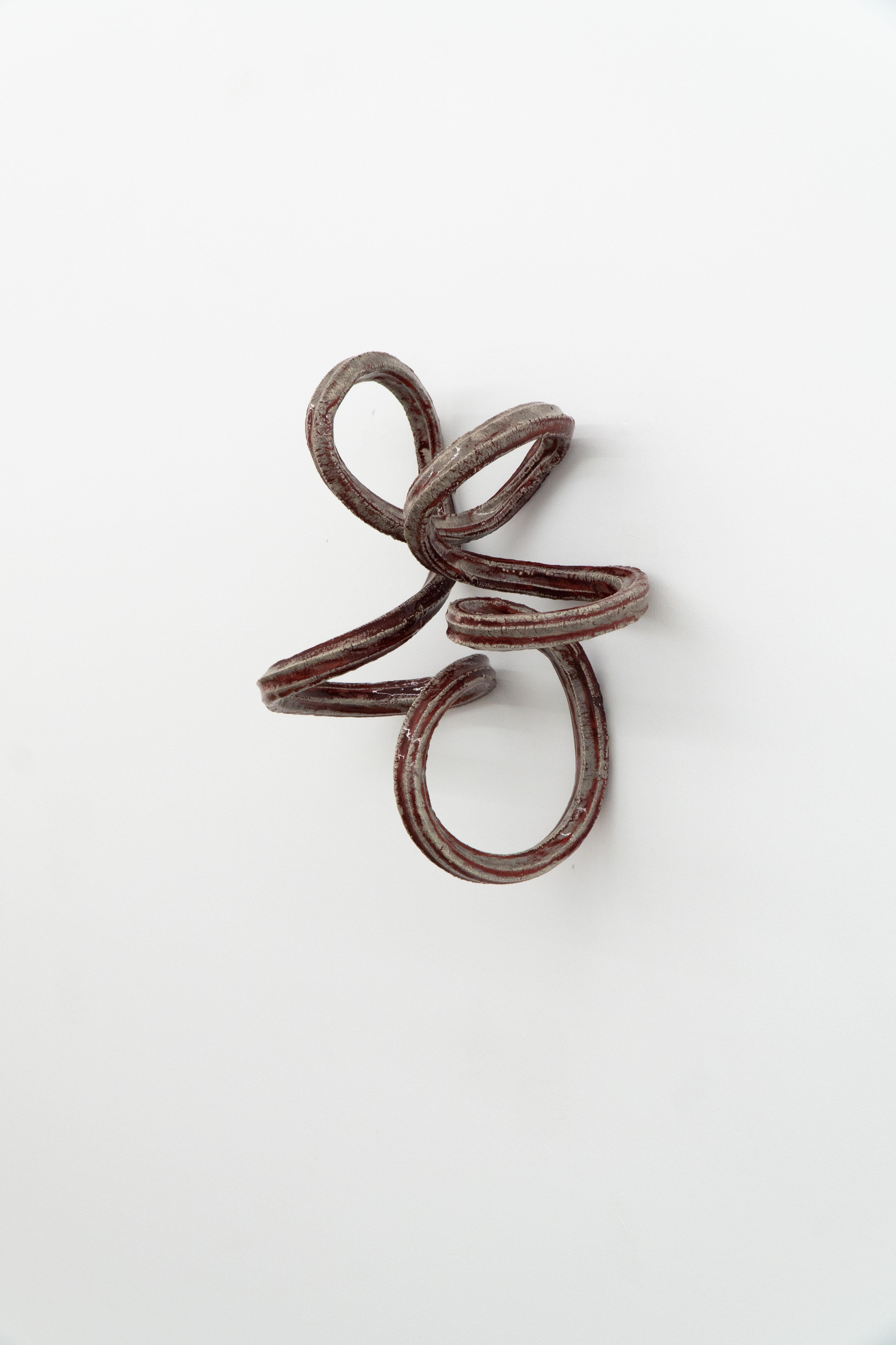 David Zink Yi, Untitled, (spiral), 65 × 65 × 30 cm, glazed stoneware, 2026
