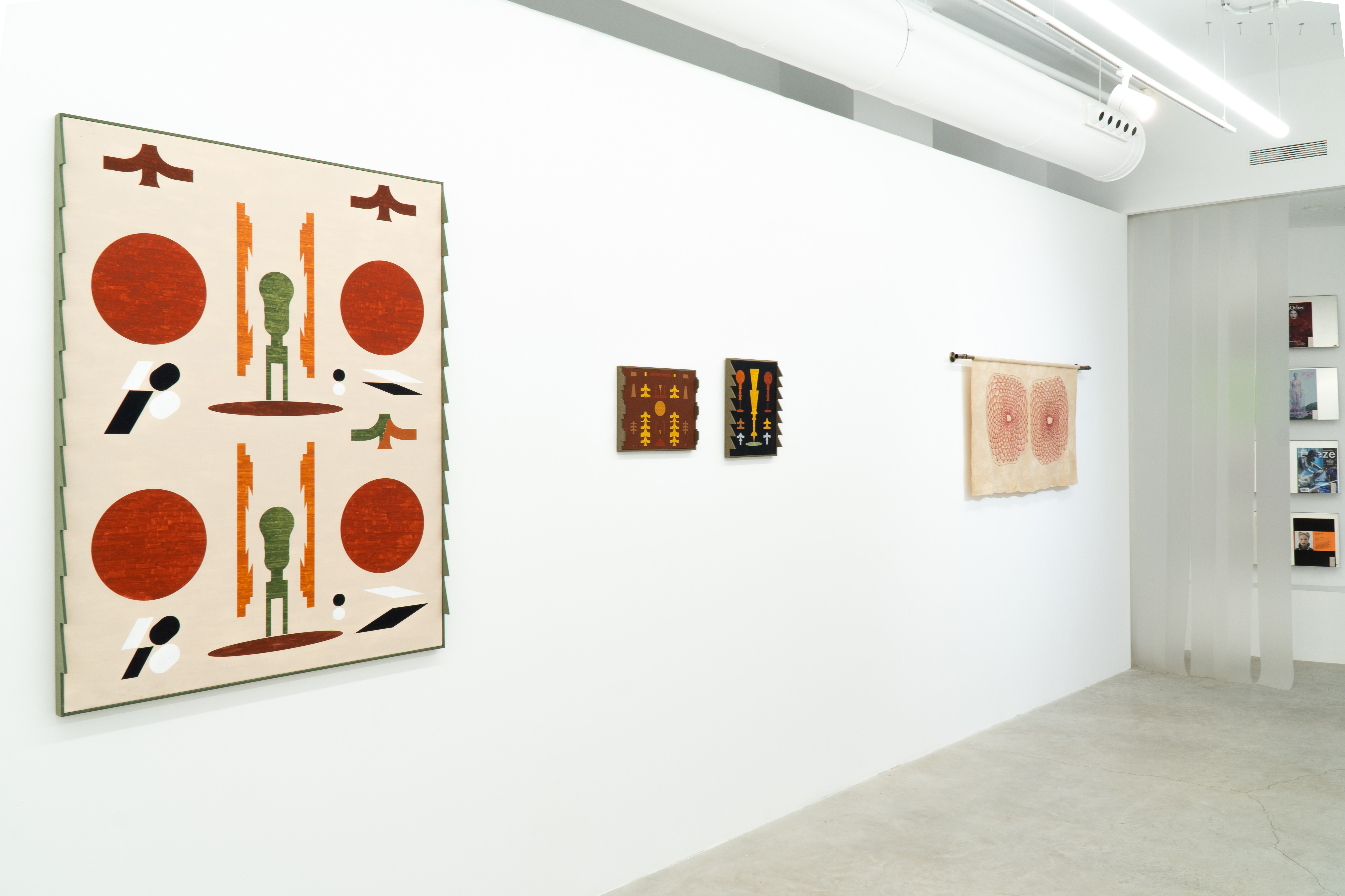 Installation view of Kinetic Syntax, Osnova Gallery, 2026, Photo Enrique Pascual Tomàs
