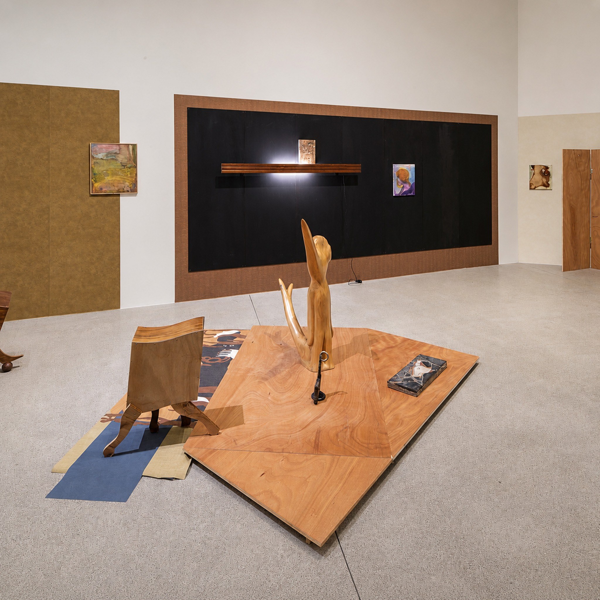 Jessy Razafimandimby, exhibition view, L’ incidence au bel étage, 2026, LaM — Musée d ’ art moderne, d ’ art contemporain et d ’ art brut de Lille Métropole
