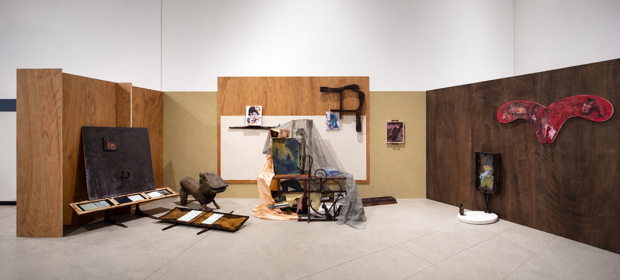Jessy Razafimandimby, exhibition view, L’ incidence au bel étage, 2026, LaM — Musée d ’ art moderne, d ’ art contemporain et d ’ art brut de Lille Métropole