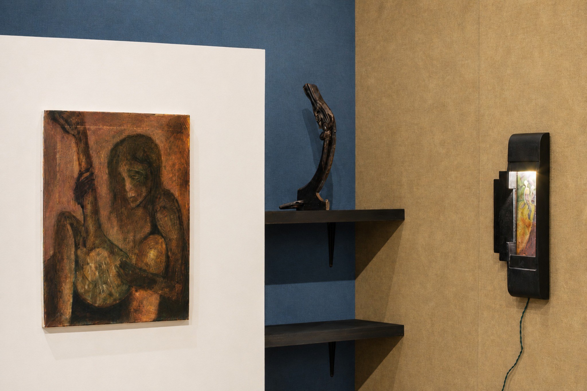 Jessy Razafimandimby, exhibition view, L’ incidence au bel étage, 2026, LaM — Mus é e d ’art moderne, d ’ art contemporain et d ’ art brut de Lille Métropole
