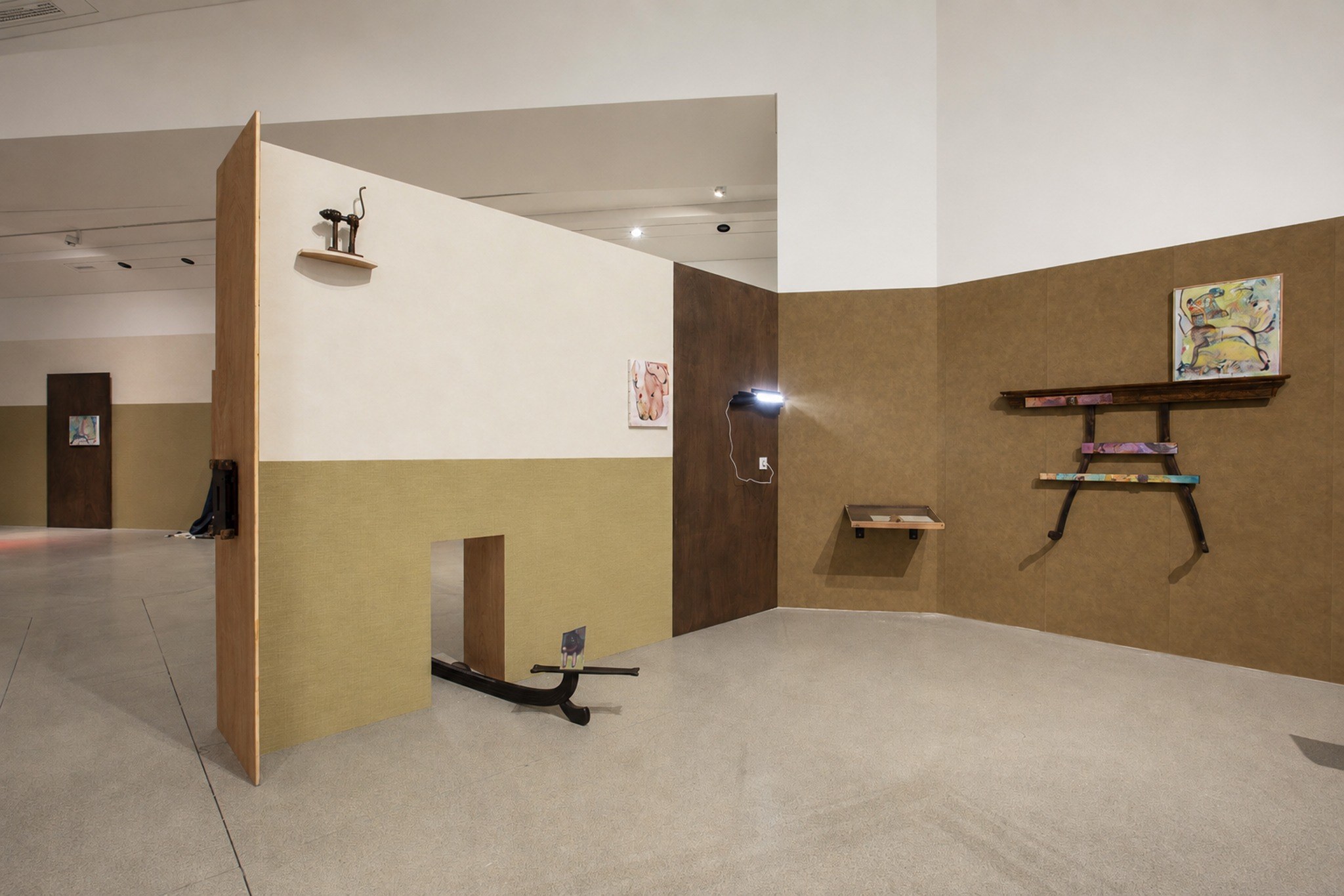  Jessy Razafimandimby, exhibition view, L’ incidence au bel étage, 2026, LaM — Mus é e d ’ art moderne, d ’ art contemporain et d ’ art brut de Lille Métropole