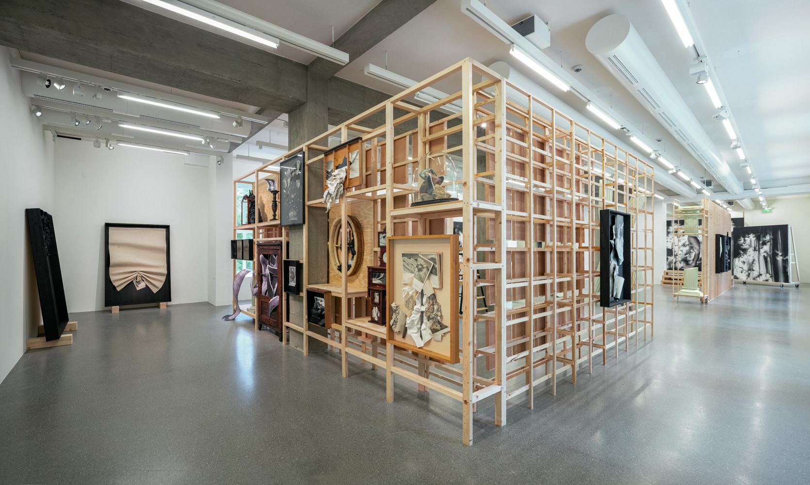 Installation shot Lucia Tallova - Moving Clouds - Deutsche Bank- Artist of the Year 2026 - PalaisPopulaire - Berlin 2026 Photo - Mathias Schormann 