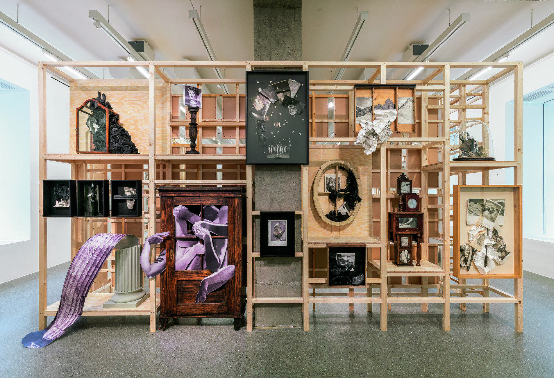 Installation shot Lucia Tallova - Moving Clouds - Deutsche Bank- Artist of the Year 2026 - PalaisPopulaire - Berlin 2026 Photo - Mathias Schormann 
