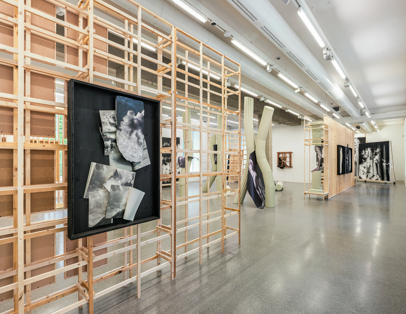 Installation shot Lucia Tallova - Moving Clouds - Deutsche Bank- Artist of the Year 2026 - PalaisPopulaire - Berlin 2026 Photo - Mathias Schormann 