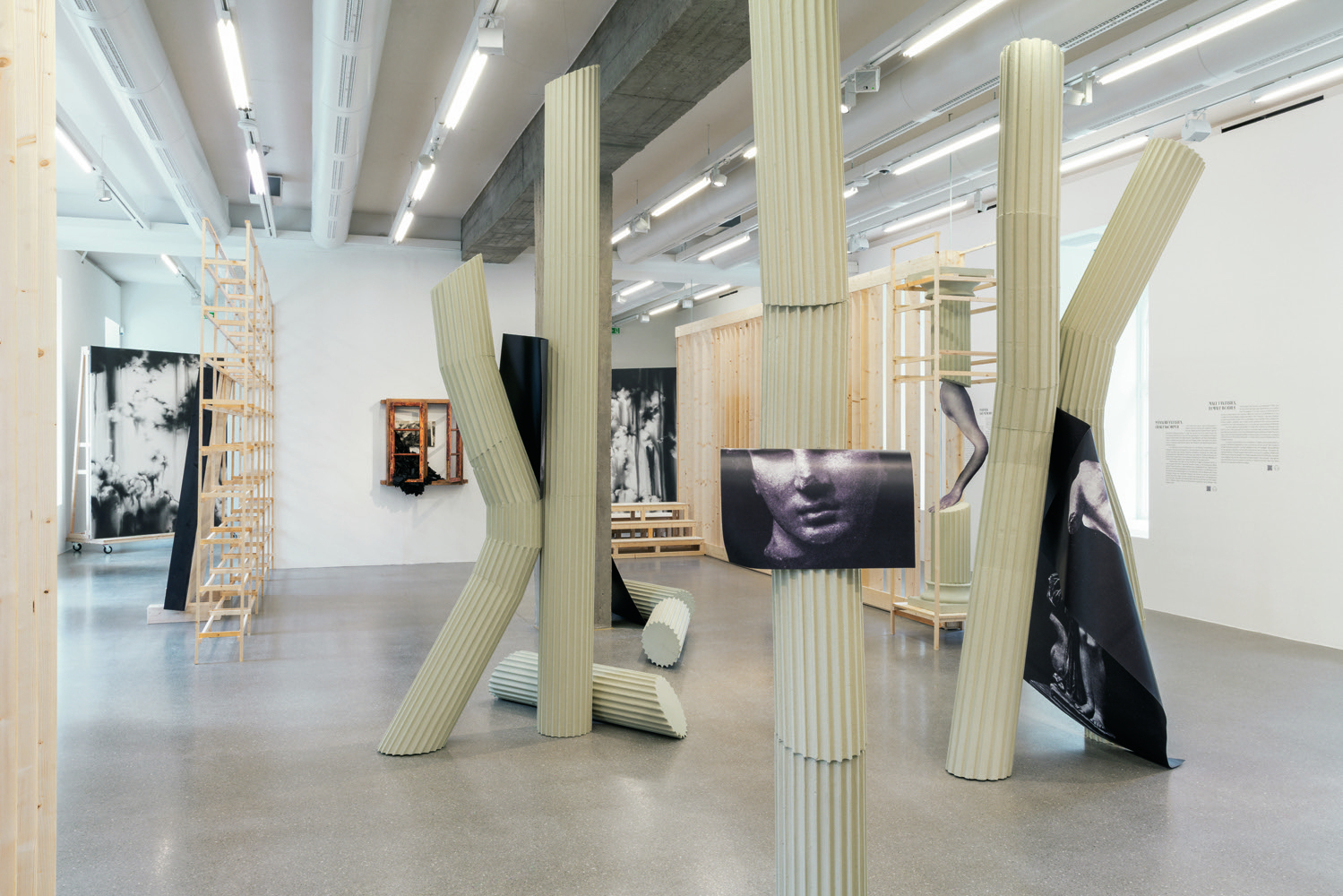 Installation shot Lucia Tallova - Moving Clouds - Deutsche Bank- Artist of the Year 2026 - PalaisPopulaire - Berlin 2026 Photo - Mathias Schormann 