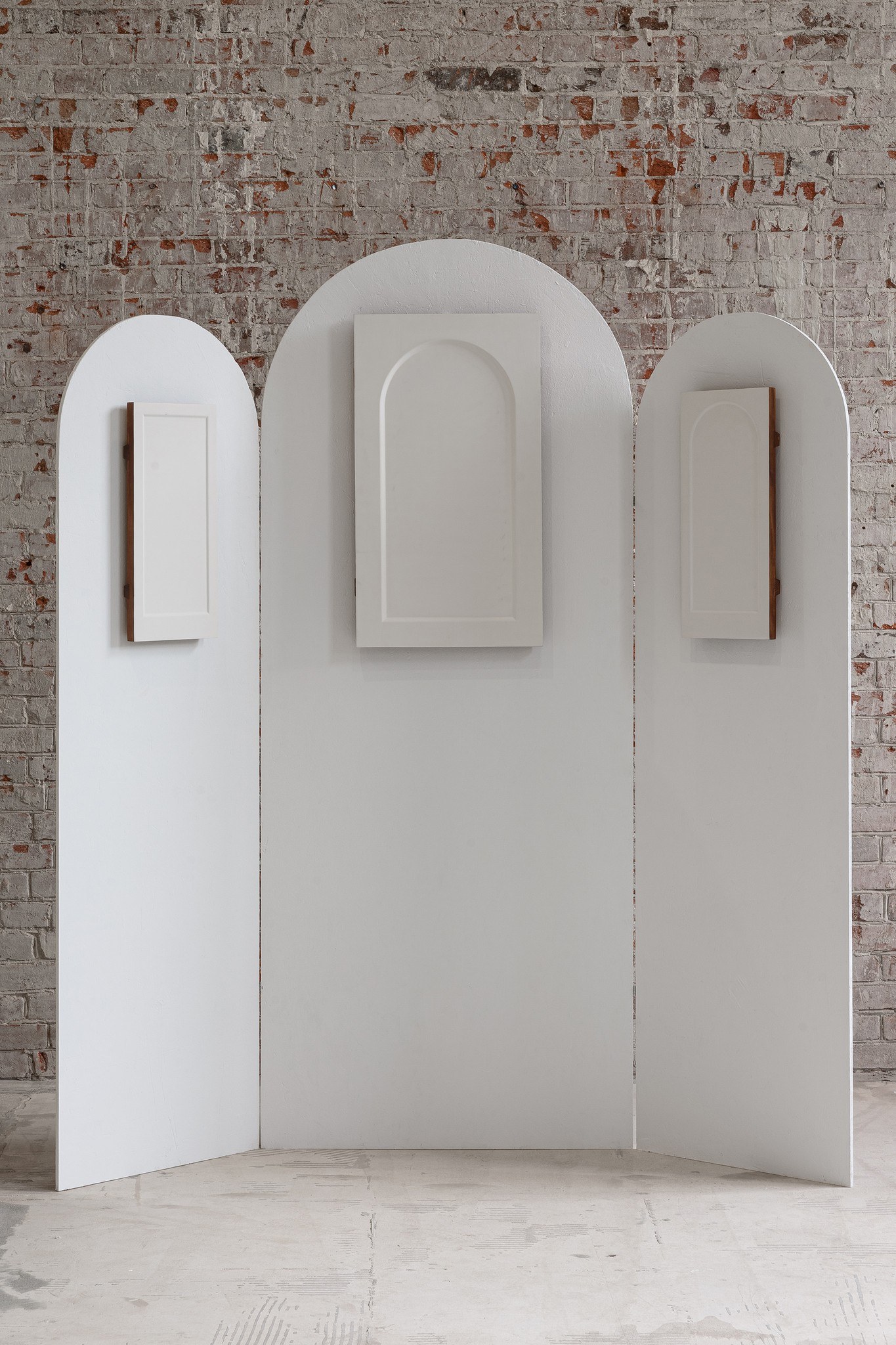 Leonid Kostin, ‘SPAS—03—RSC—#03.1.’, ‘SPAS—03—RSA—#03.3.’, ‘SPAS—03—AAS—#08.’, from the series SPAS BLANK, linden, oak, gesso, wax, 58 x 25 x 5 cm, 58 x 25 x 5 cm, 80 x 45 x 6 cm
