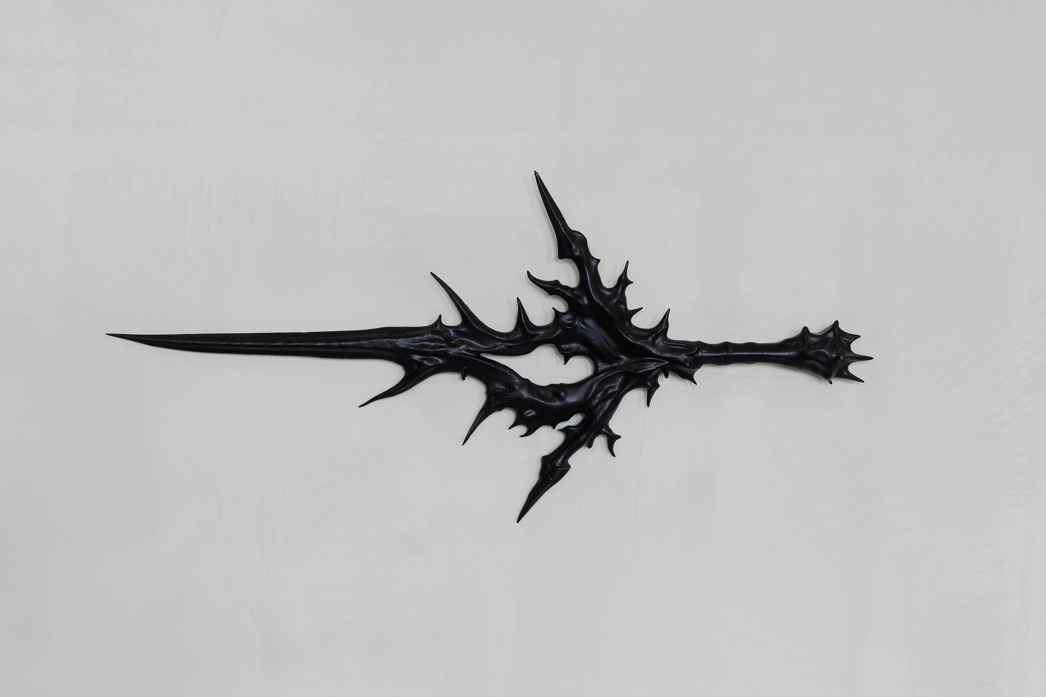 Nikita Istyushkin, ‘Attack: 1’, 2026, PLA composite, additive manufacturing, primer, 60 x 10 x 100 cm