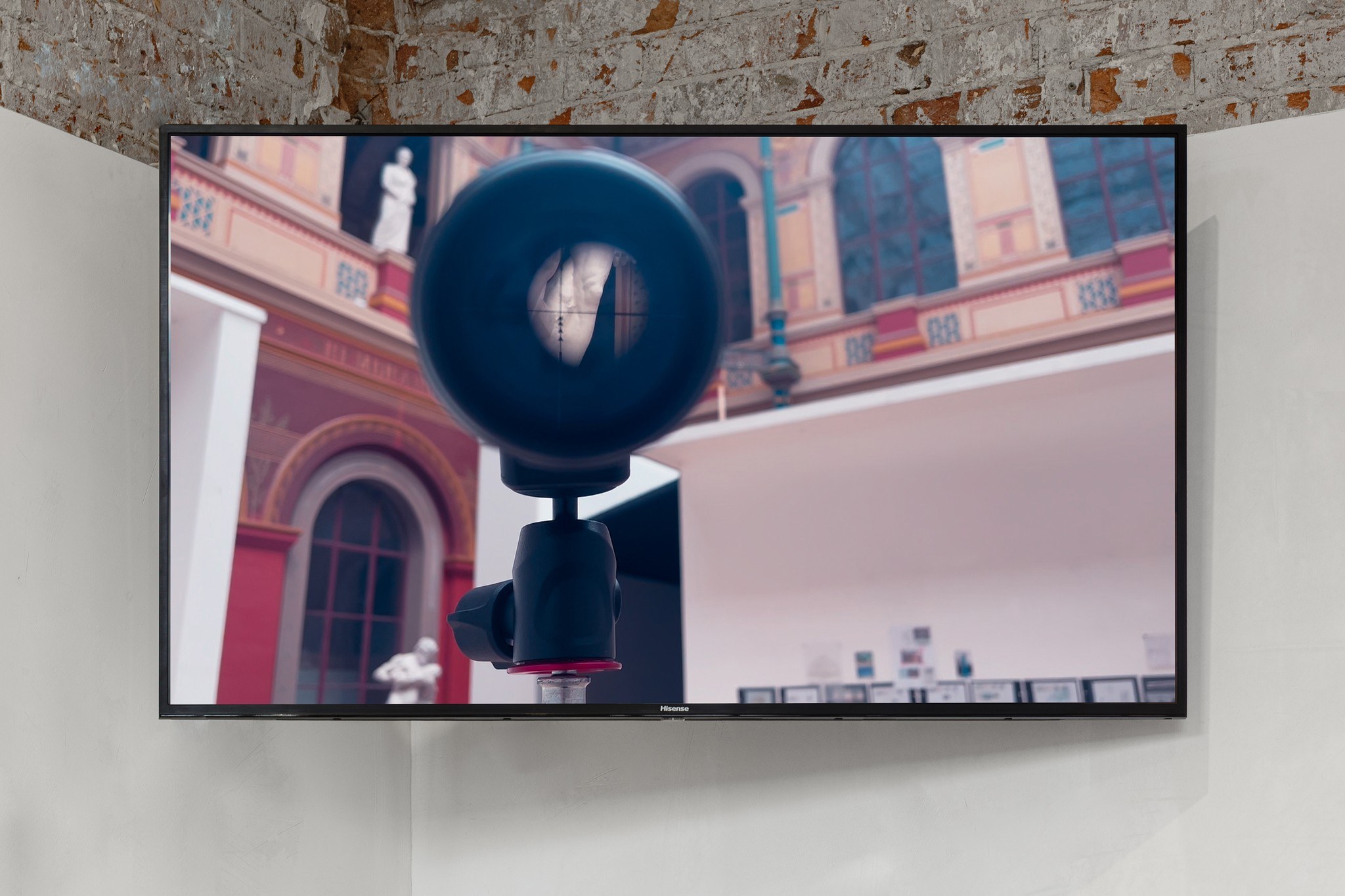 Hanna Zubkova, ‘Object/Document #Myth of Origin — False Sun, Culture will survive, trust me hun, says an angel of electricity and tickles my neck. I laugh involuntarily and wake up.’, 2022, single-channel video, 0'31''