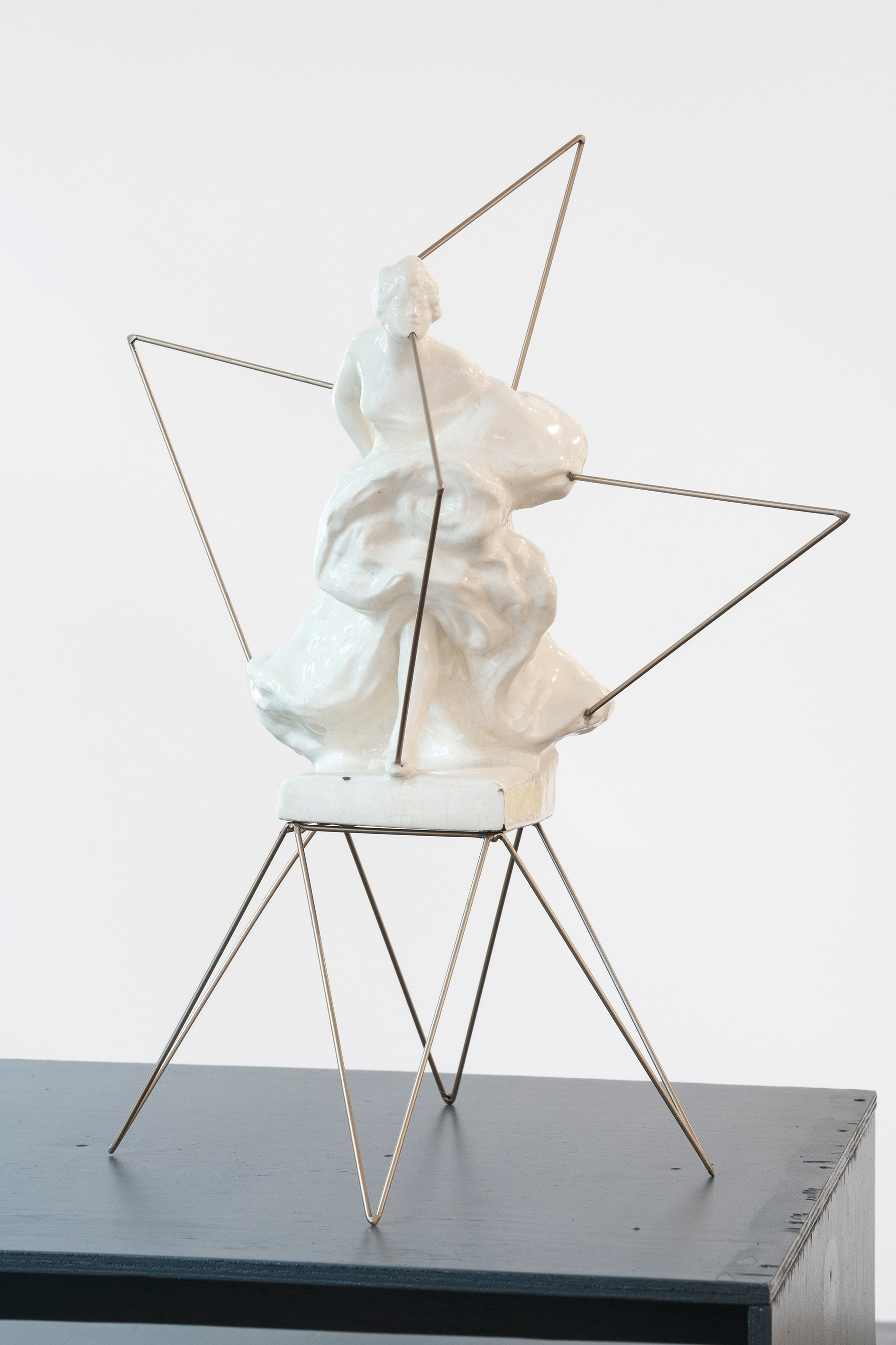 Pavla Sceranková, Star, 2026, ceramics, wooden skewers, 60 × 50 × 40 cm