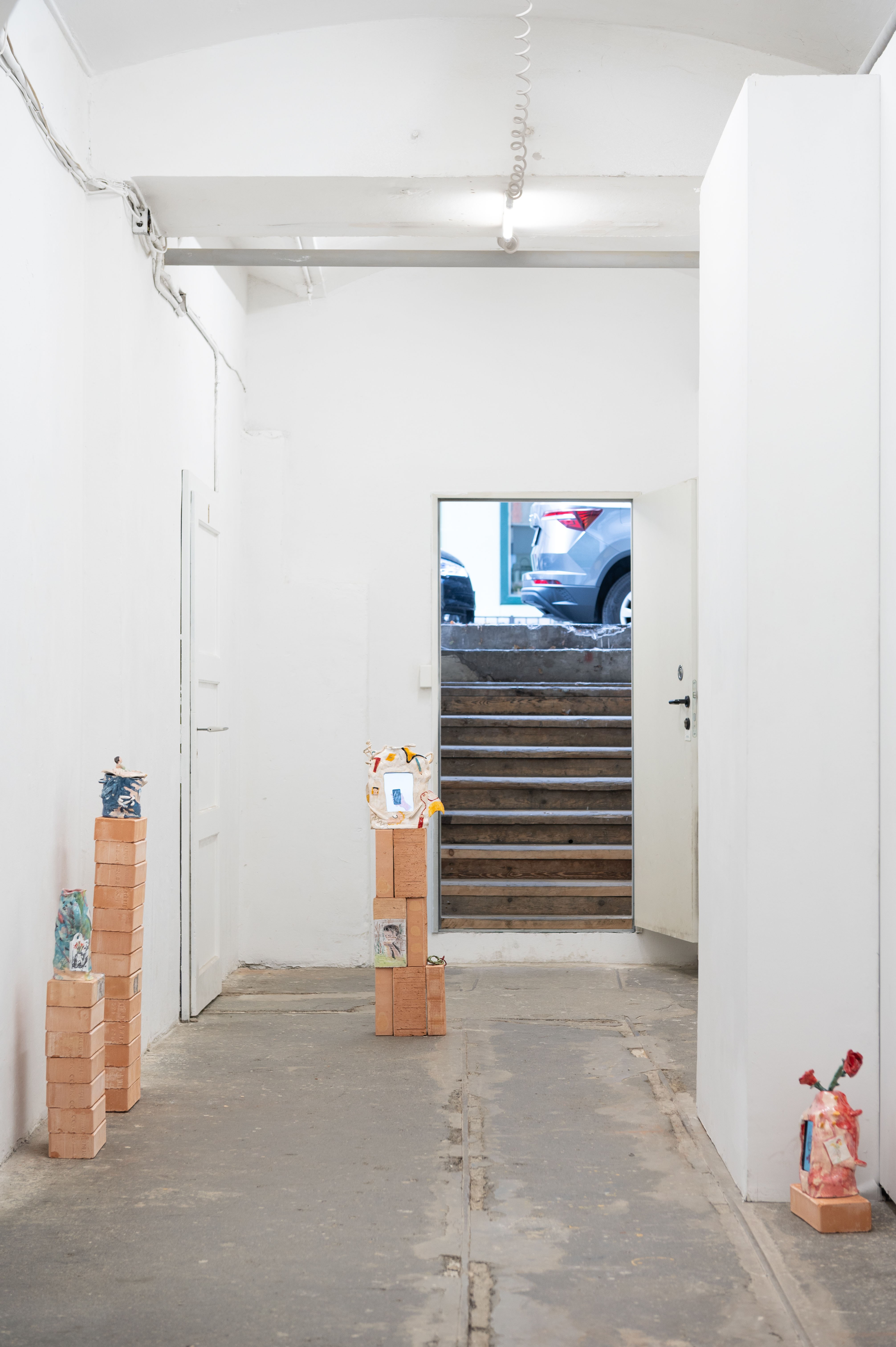Ausstellungsansicht Himmelblau