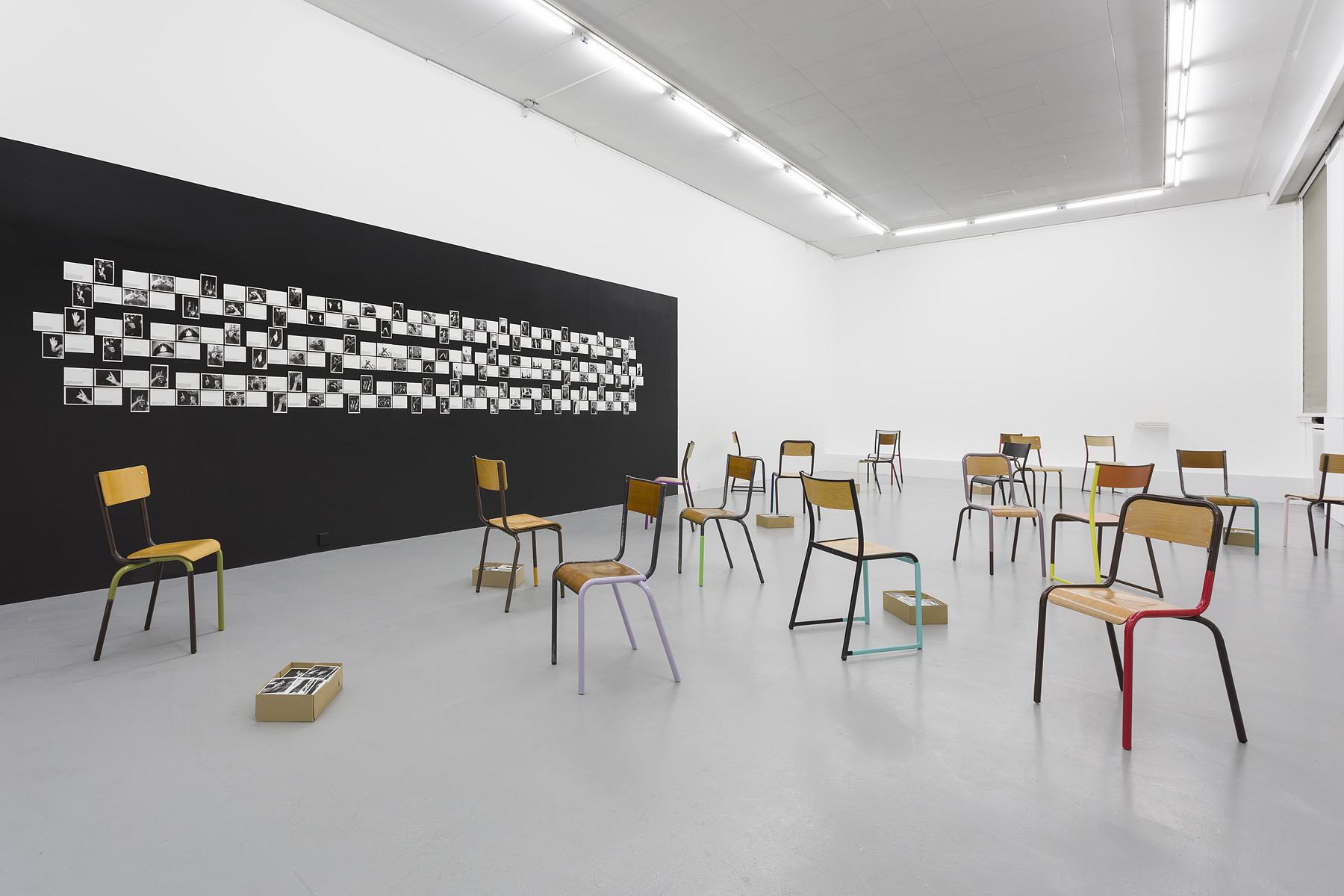 Marianne Mispelaëre - From one hand to another, exhibition view, 2026, © basis e.V., photo: Ivan Murzin