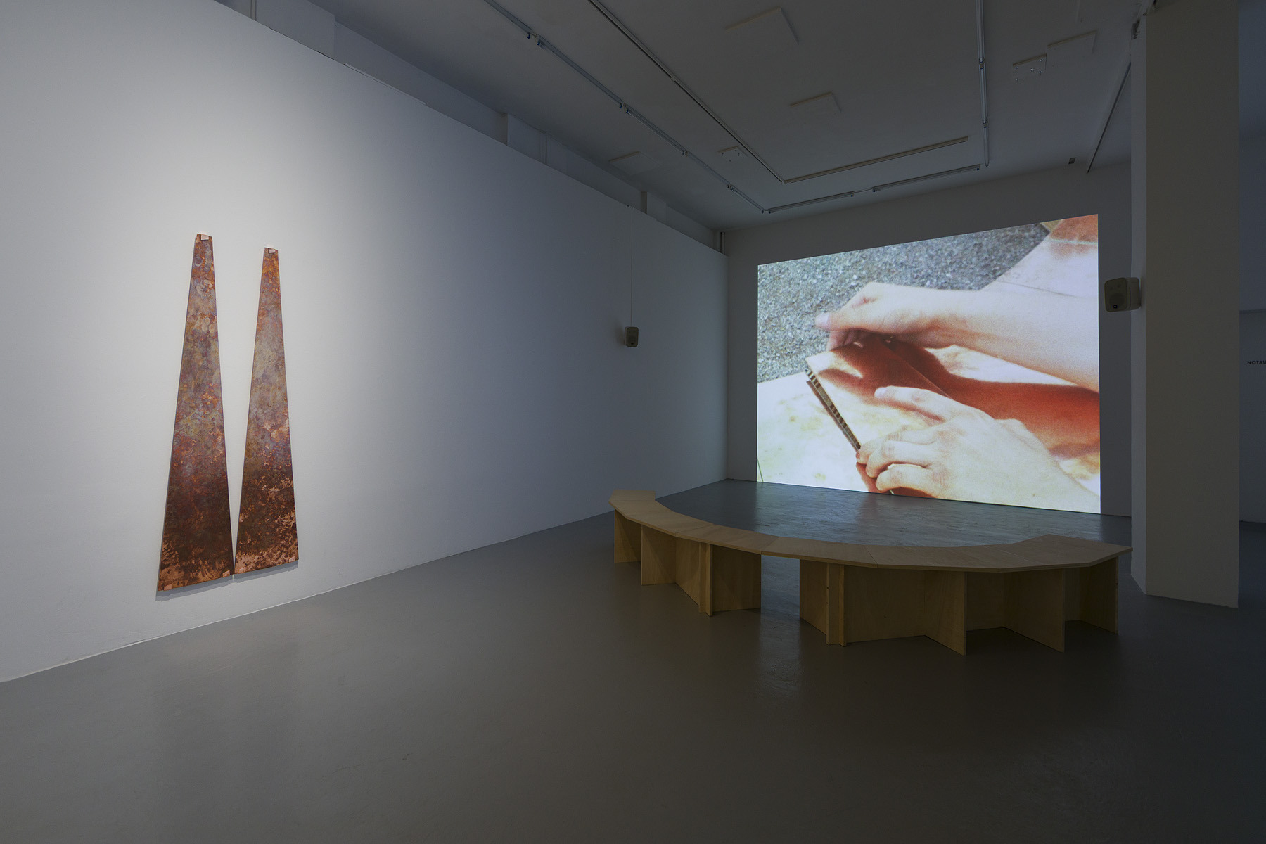 Marianne Mispelaëre - From one hand to another, exhibition view, 2026, © basis e.V., photo: Ivan Murzin