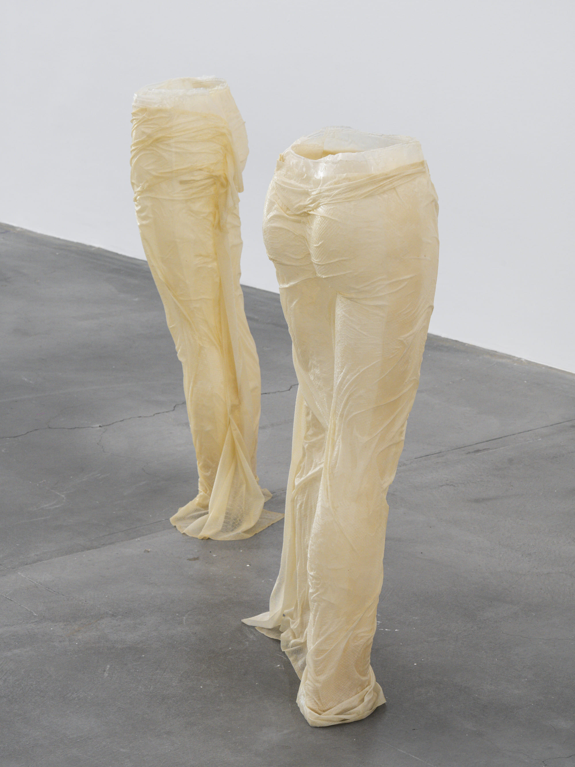 Exhibition view Sammlung &: Sylvie Fleury Shamiran Istifan, She-Devils on Wheels Angels on Heels, Migros Museum für Gegenwartskunst, 2026. Shamiran Istifan, She Shed I–III, 2026, © Shamiran Istifan. Photo: Studio Stucky.
